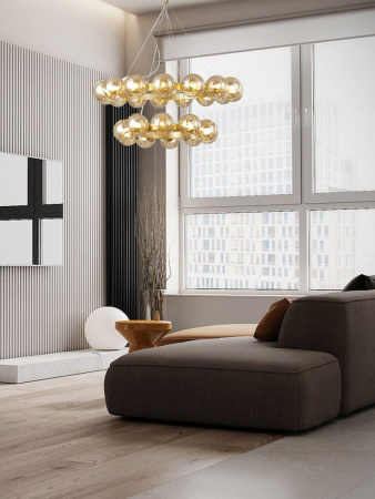 Люстры подвесные — Подвесная люстра Milosh Tendence 0791CL-25GD купить в  Люстры подвесные — Подвесная люстра Milosh Tendence 0791CL-25GD купить в