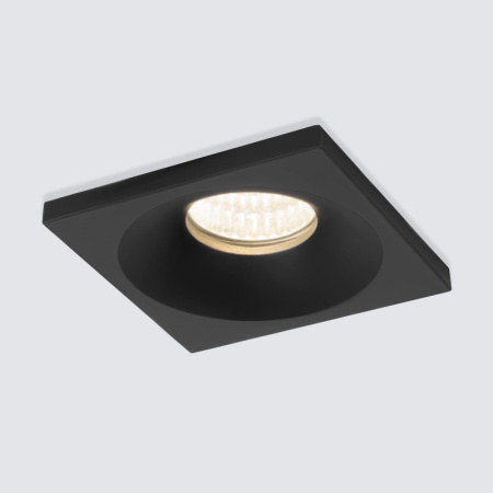 Встраиваемые точечные светильники — Встраиваемый светильник Elektrostandard 15271/LED 3W BK черный купить в 