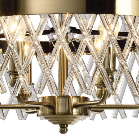 Люстры подвесные — Подвесная люстра Lumien Hall Базиано LH3040/6P-CO-CL купить в 