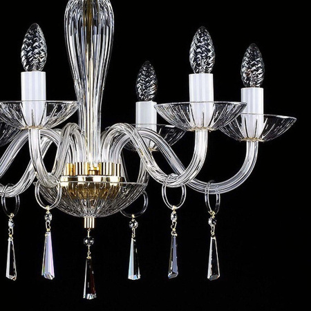 Люстры подвесные — Подвесная люстра Artglass Stefanie VIII. Swarovski Elements купить в 