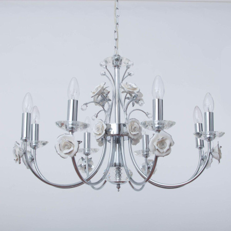 Люстры подвесные — Подвесная люстра Abrasax Annika 2031/8(chrome) купить в 
