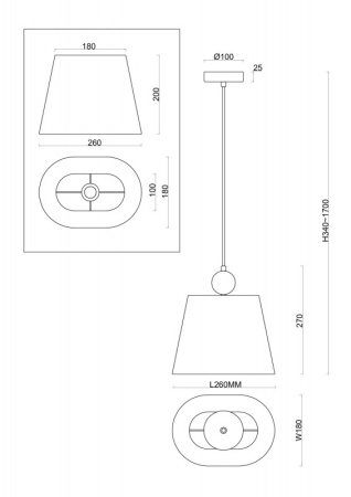 Подвесные светильники — Подвесной светильник Freya FR2028PL-01N купить в 