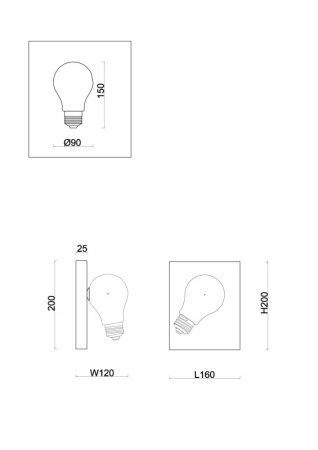 Настенные бра — Бра Freya FR5372WL-01BS купить в 