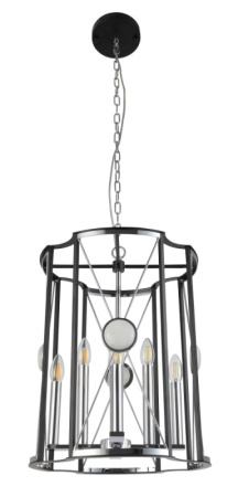 Люстры подвесные — Подвесная люстра Crystal Lux TANDEM SP8 D490 CHROME купить в 